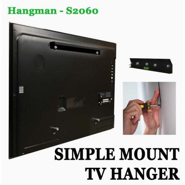 Electriduct Hangman Simple Mount For 32"- 80" TVs S2060